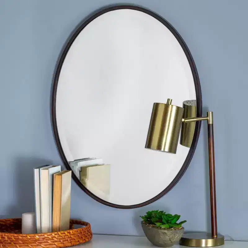 Cooper Classics Seymour 22 x 28 Oval Wall Mirror