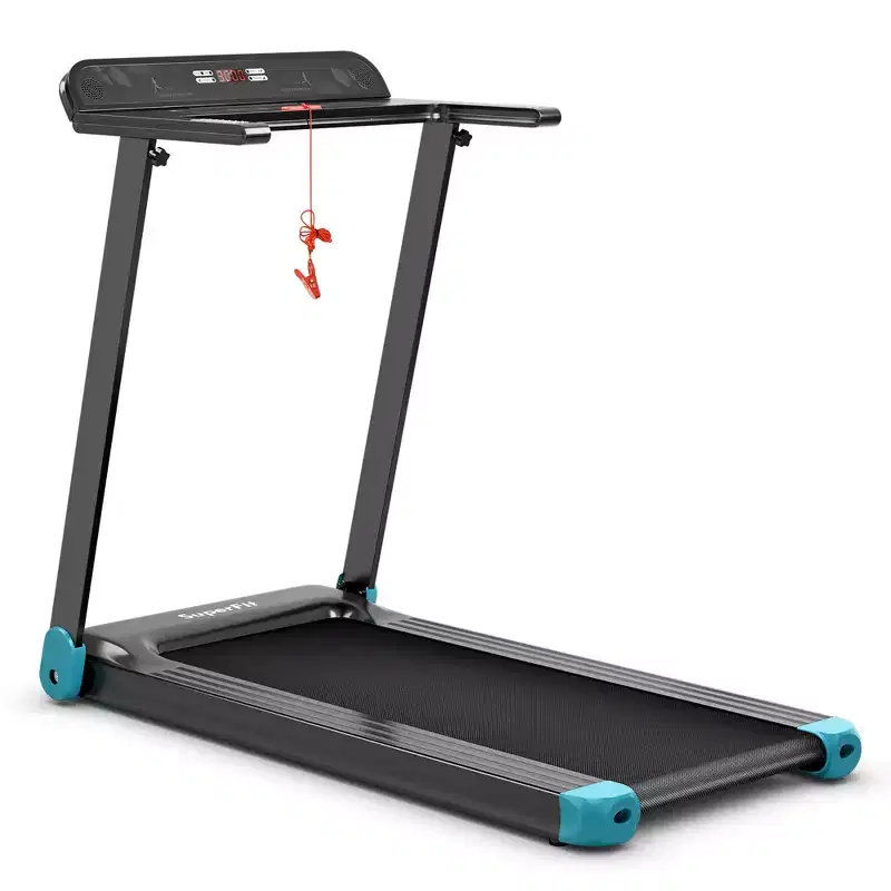 Costway Folding Electric Treadmill Compact Walking Running Machine w/APP Control Speaker
