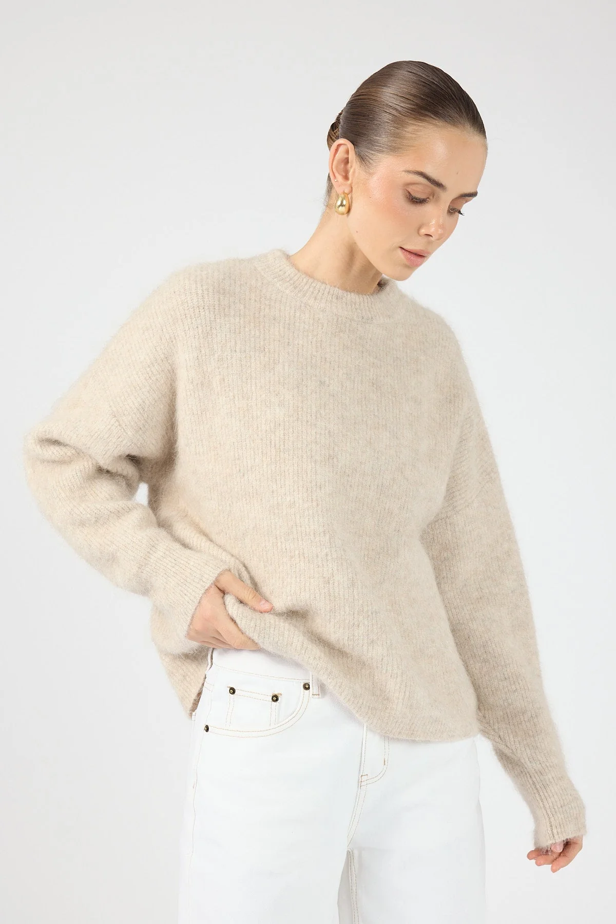 Knit Jumper Oatmeal