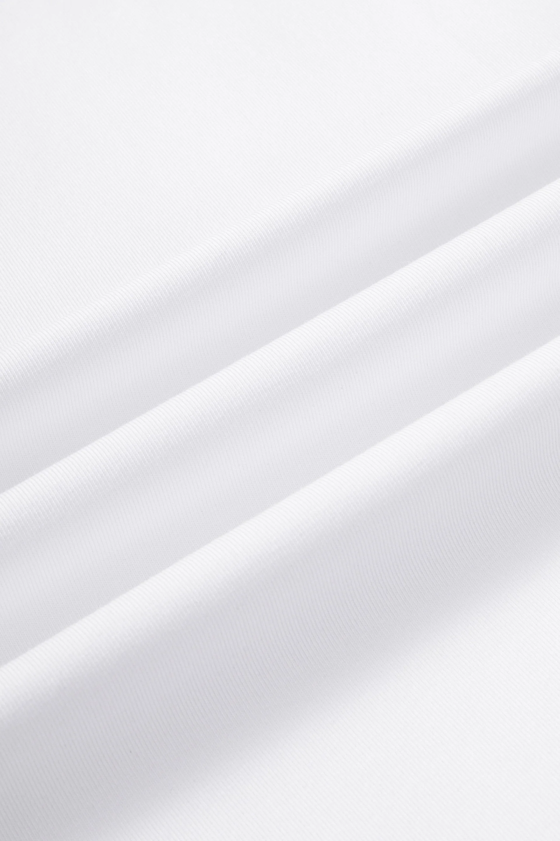 Zip-Up Polo – White