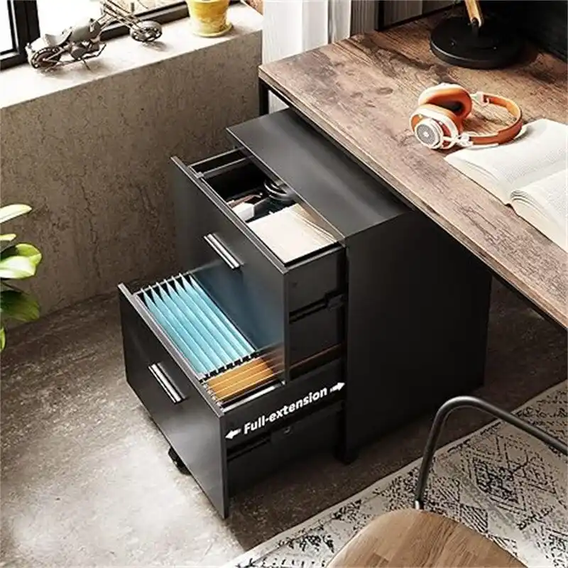 2 Drawer File Cabinet - 15.7D x 18.1W x 25.6H