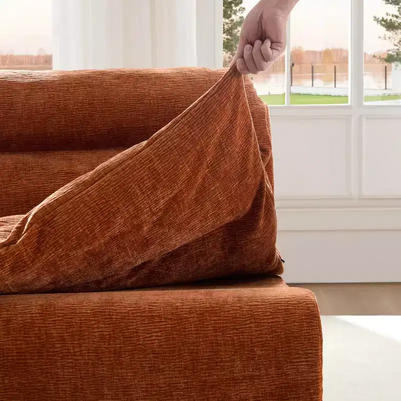 Armless Pure Foam Single Sofa Chair with Cushion