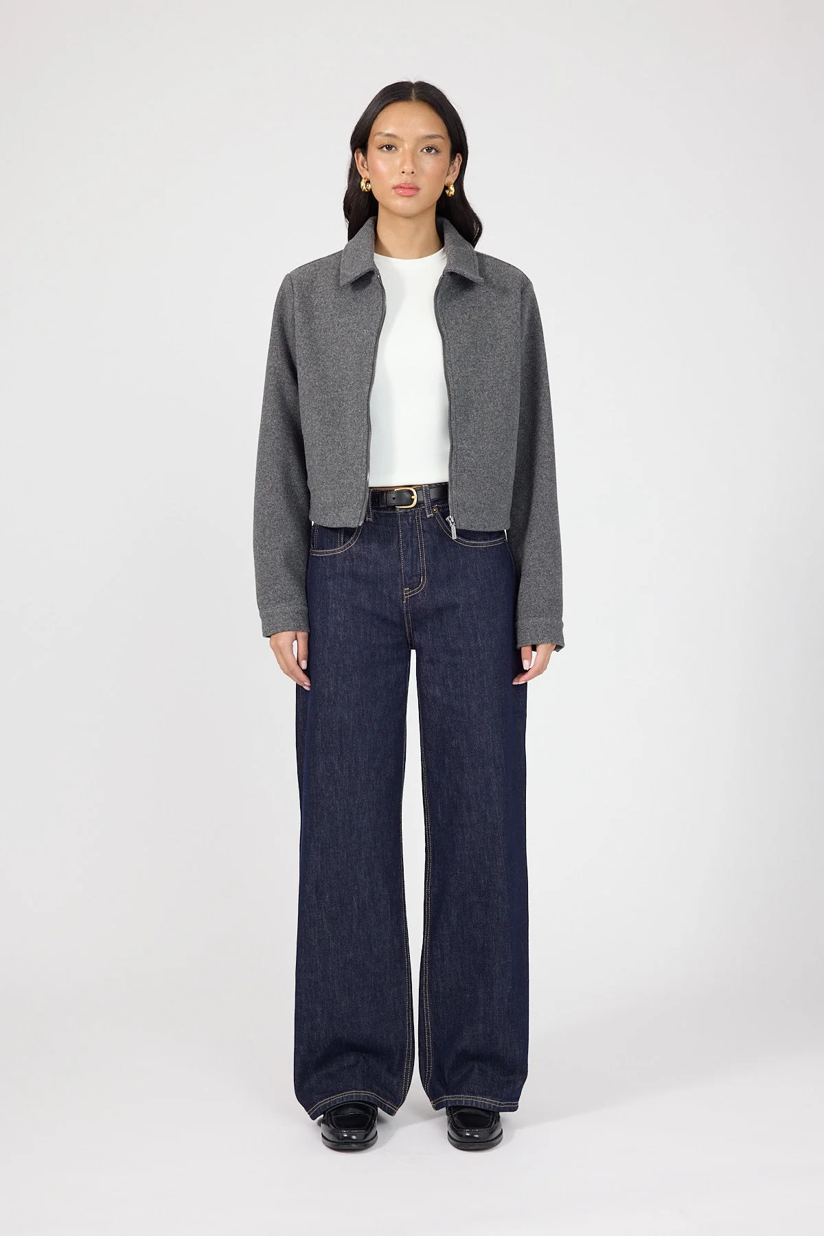 Felt Jacket Grey