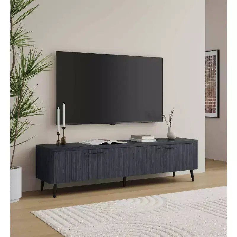 Manhattan Comfort Jodie 68.9 TV Stand for TVs up to 60 with 2 Drawers