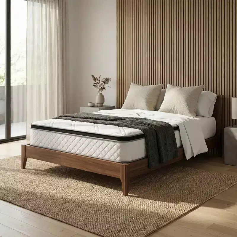 Atlas Mattress 10 Twin Innerspring Mattress, Breathable Cover, Firm Firmness