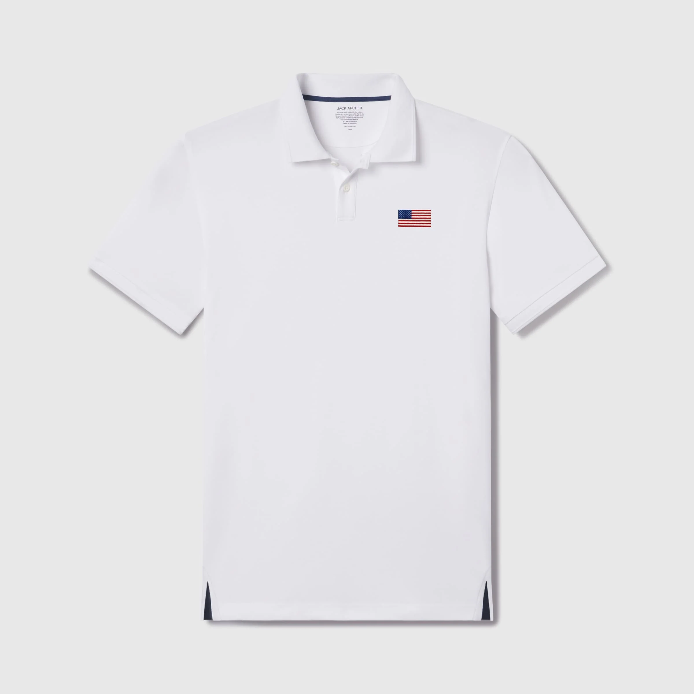 Piqué Polo - USA Flag