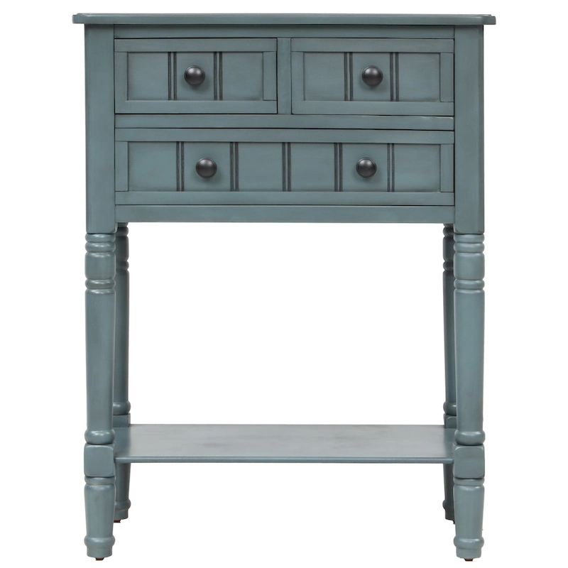 Copper Grove Colby 3-drawer Console Table with Bottom Shelf