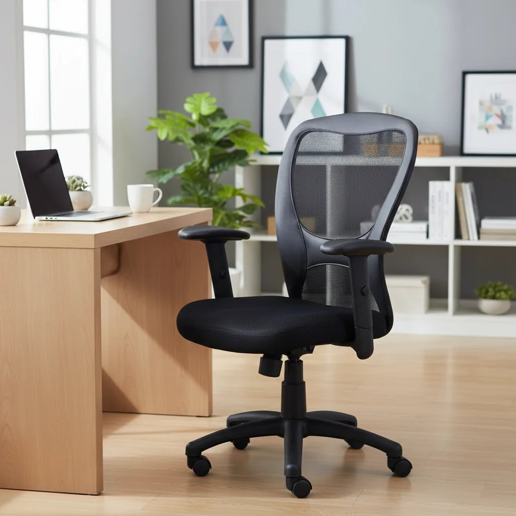 Ergonomic Mesh Task Chair with Adjustable Arms