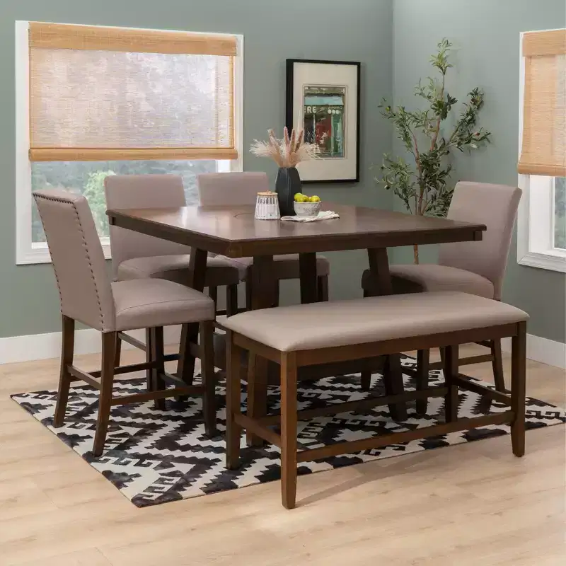 Powell 6pc Barnes Counter Height Dining Set