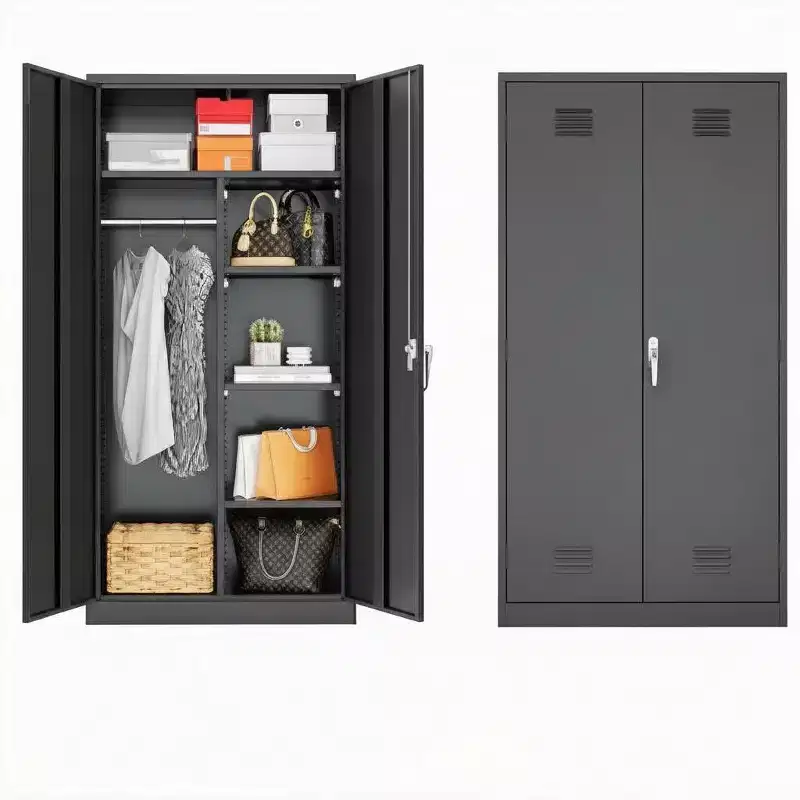 5-Shelf Bookcase with Adjustable Shelves, Freestanding Open Bookshelf for Living Room or Office