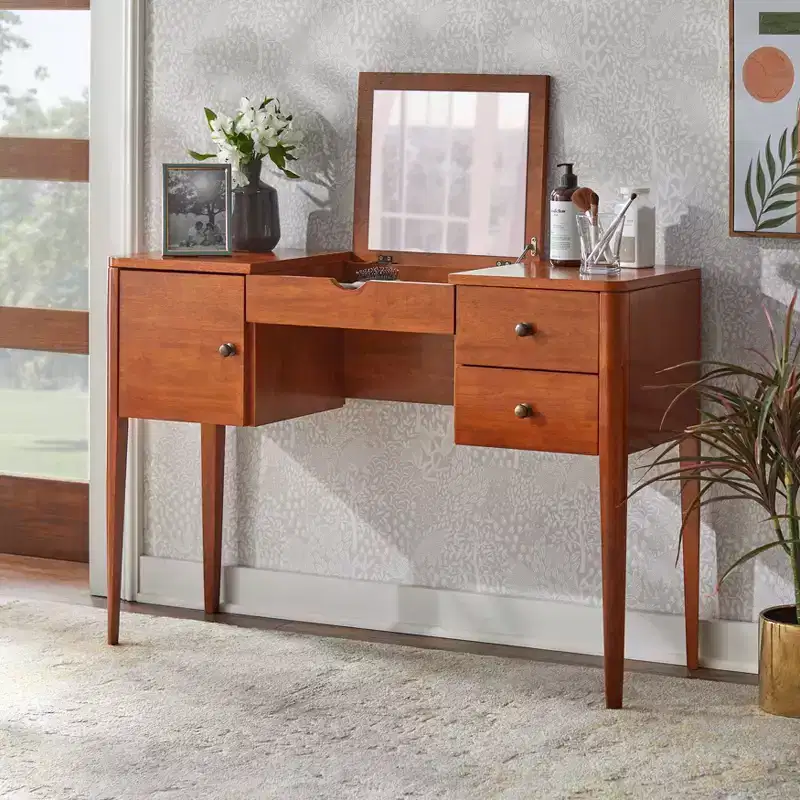 Lifestorey Parc Vanity Desk Oak
