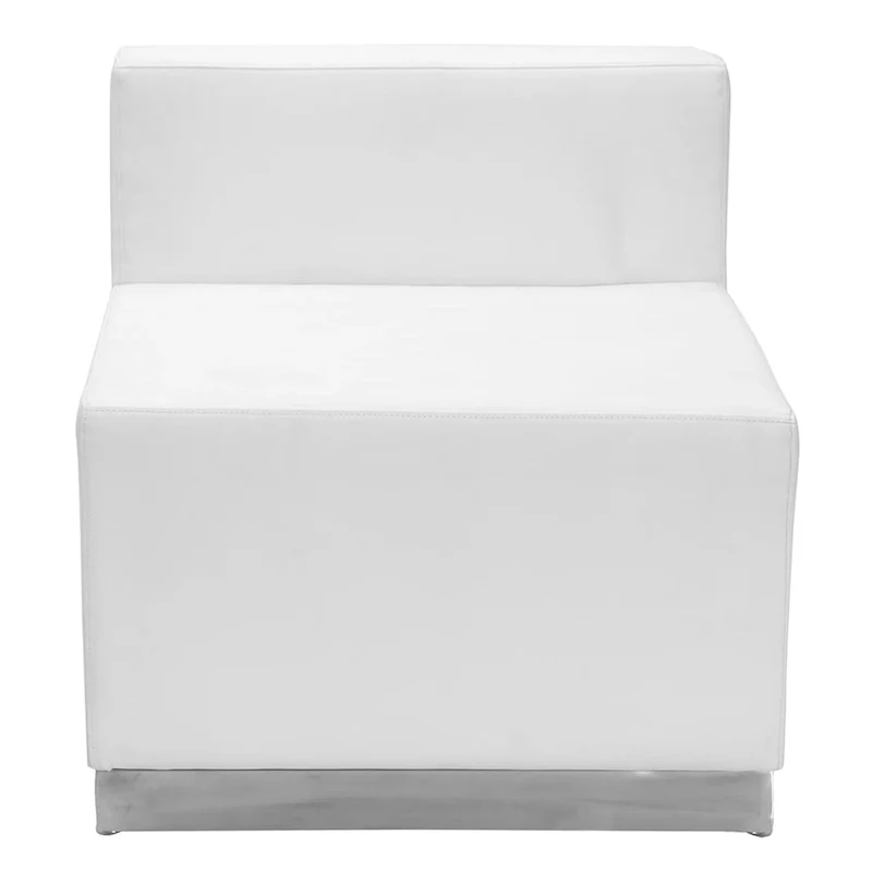 5 PC LeatherSoft Modular Reception Configuration w/Taut Back &Seat