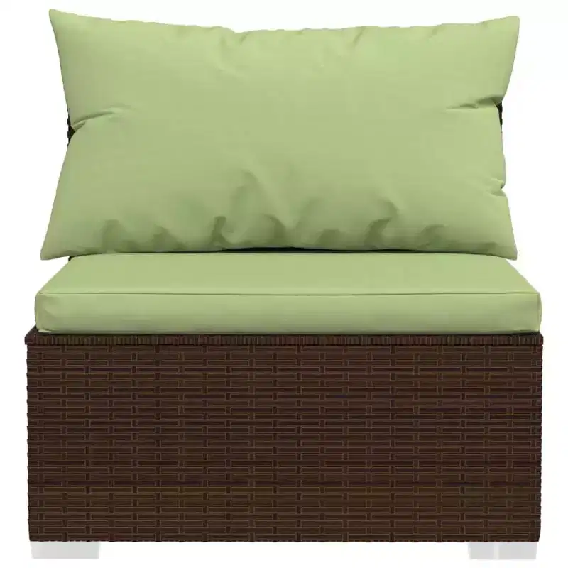 vidaXL Garden Lounge Set PE rattan Large Modular