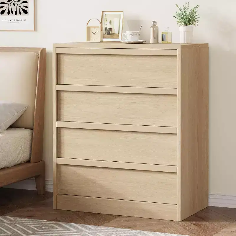 4-Drawer Dresser for Bedroom, Nightstand with Large Storage for Living Room, Nursery & Entryway