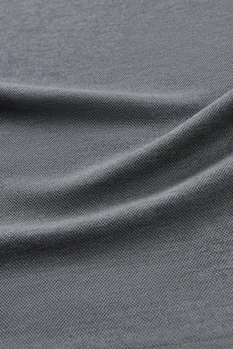 Pique Polo – Dark Grey