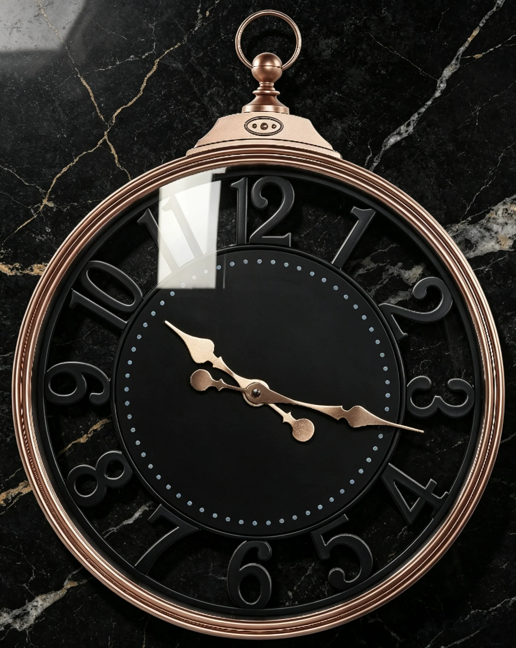 Orologio da parete 44 cm Nero