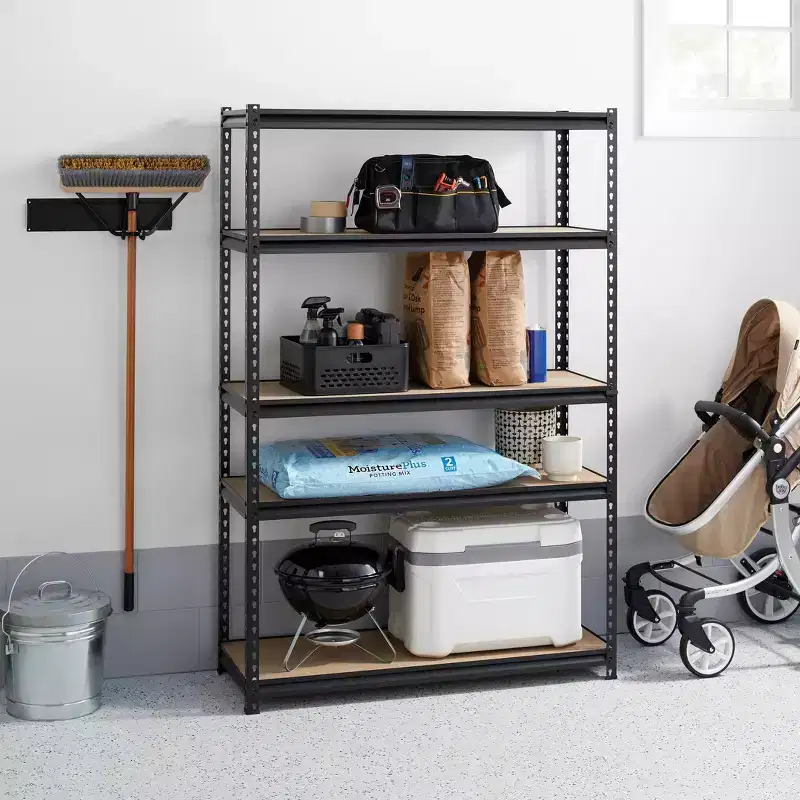 48x72x18 5 Tier Heavy Duty Boltless Steel Shelving Unit - Brightroom™