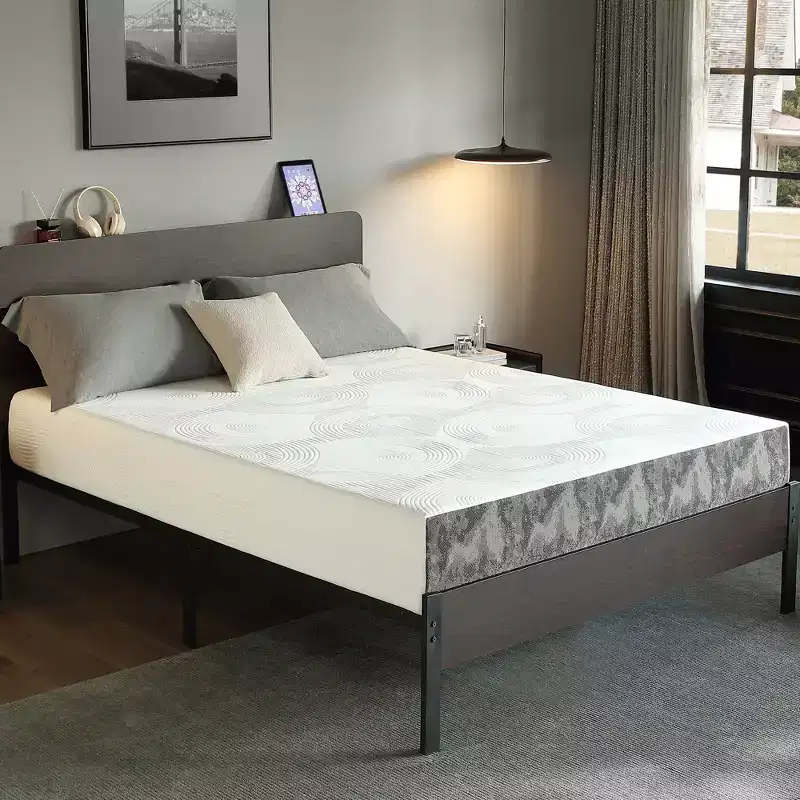 Twin Mattress, 8 inch Memory Foam Mattress in a Box, Cooling Gel Mattress with Medium Feel & CertiPUR-US Certified