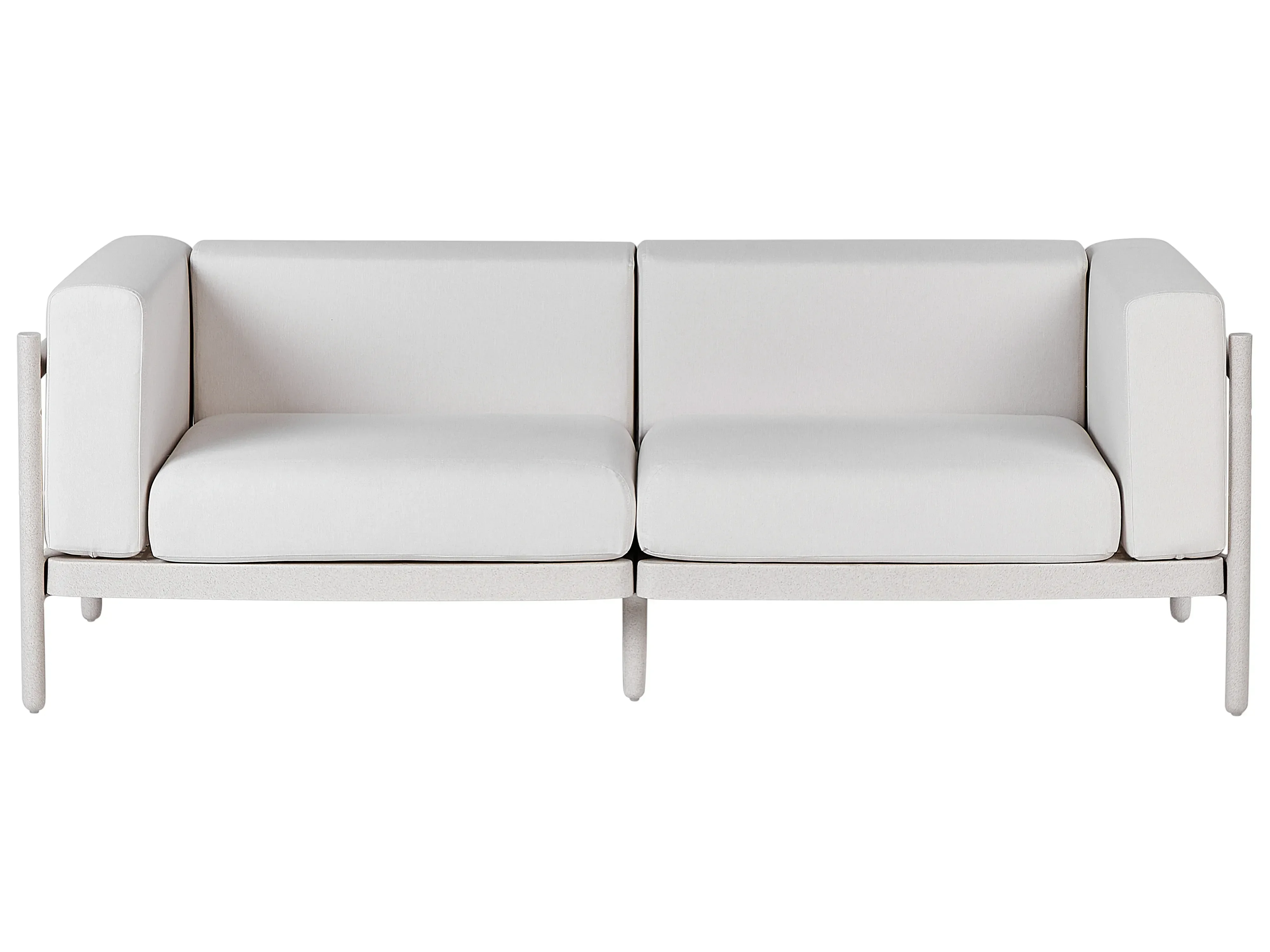 Divano da giardino 2 posti Beige chiaro